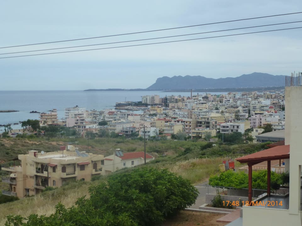 Ausblick von unserem Balkon Hotel Alexis