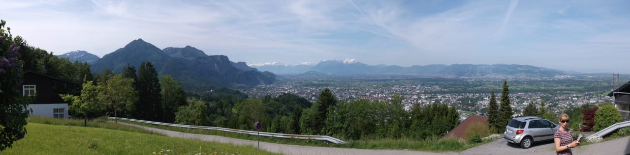 Schöne Landschaft Bödele Alpenhotel