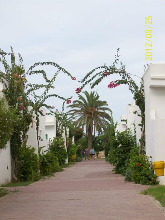 Gang zu den Bungalows El Mouradi Club Kantaoui