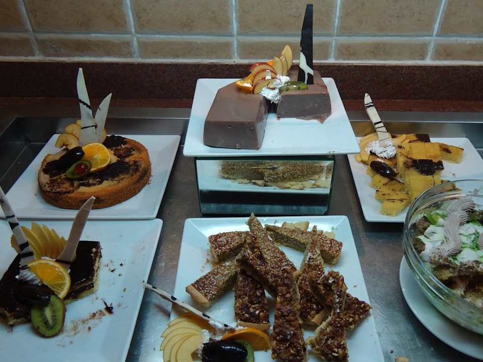 "Ausschnitt" der Dessert-Theke Pickalbatros Alf Leila Wa Leila Resort - Neverland Hurghada
