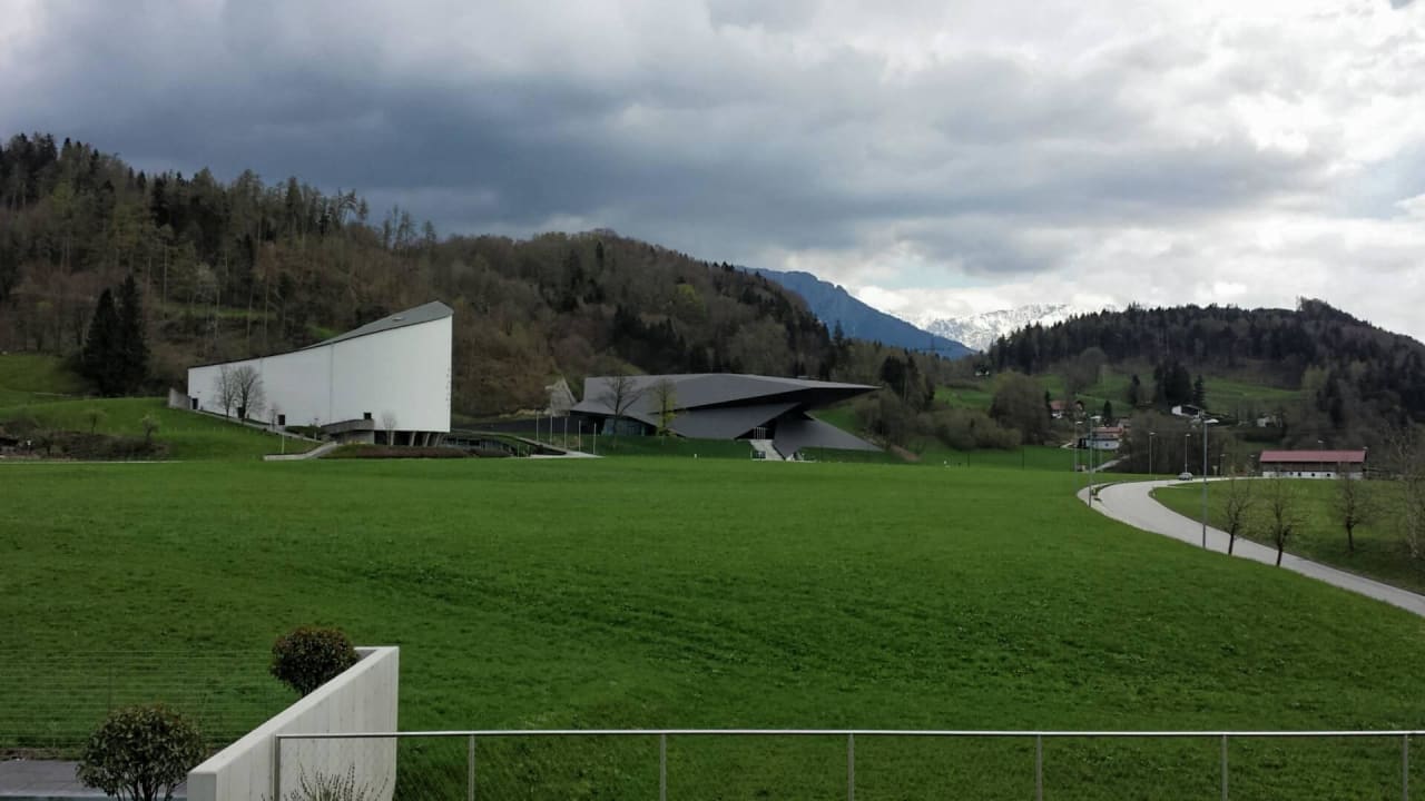 Aussicht von der Terrasse Hotel und Gasthaus Beim Dresch