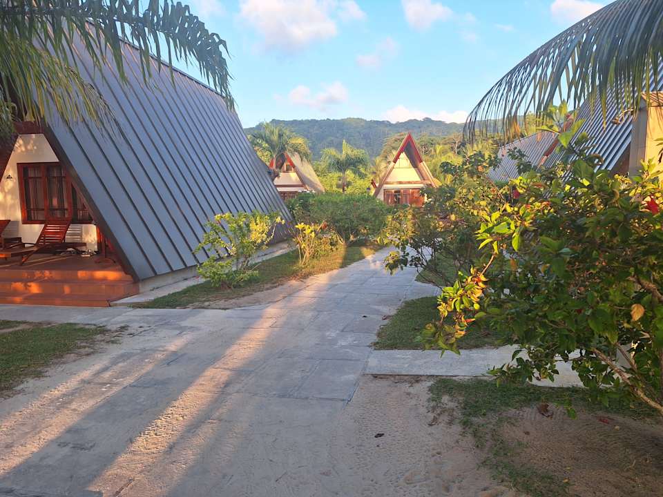 Gartenanlage La Digue Island Lodge