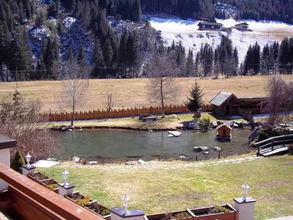 Ausblick vom Balkon Alphotel Tyrol