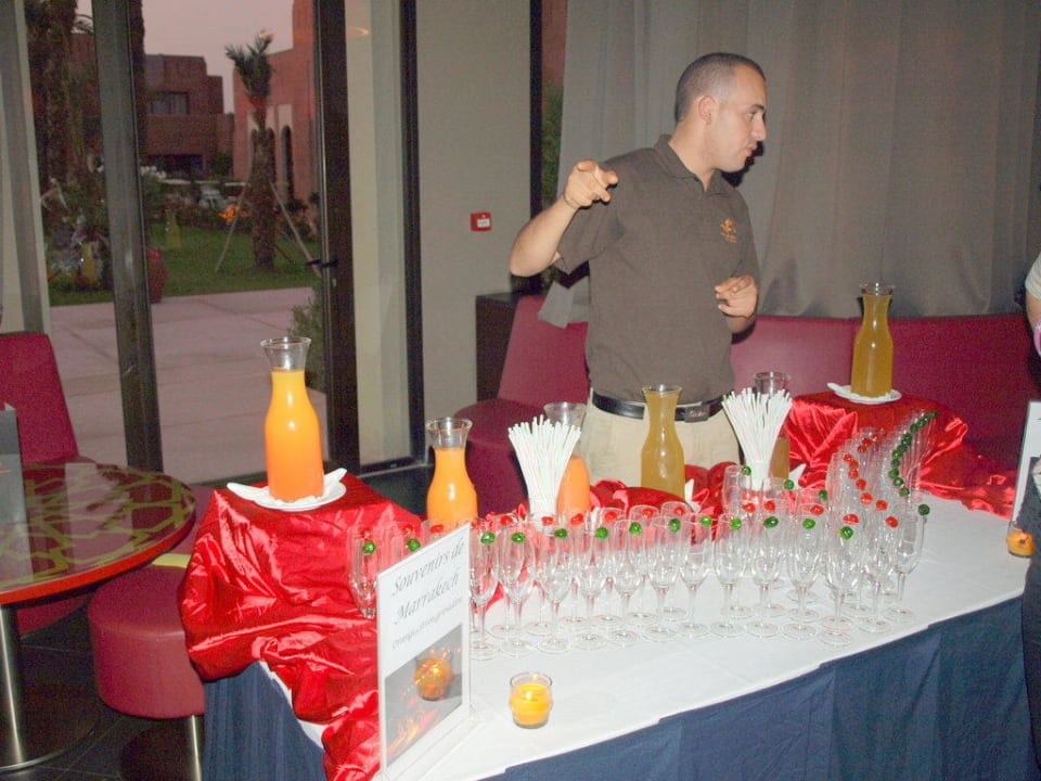 In der Animationsdisco vor dem Abendessen Hotel Kenzi Club Agdal Medina