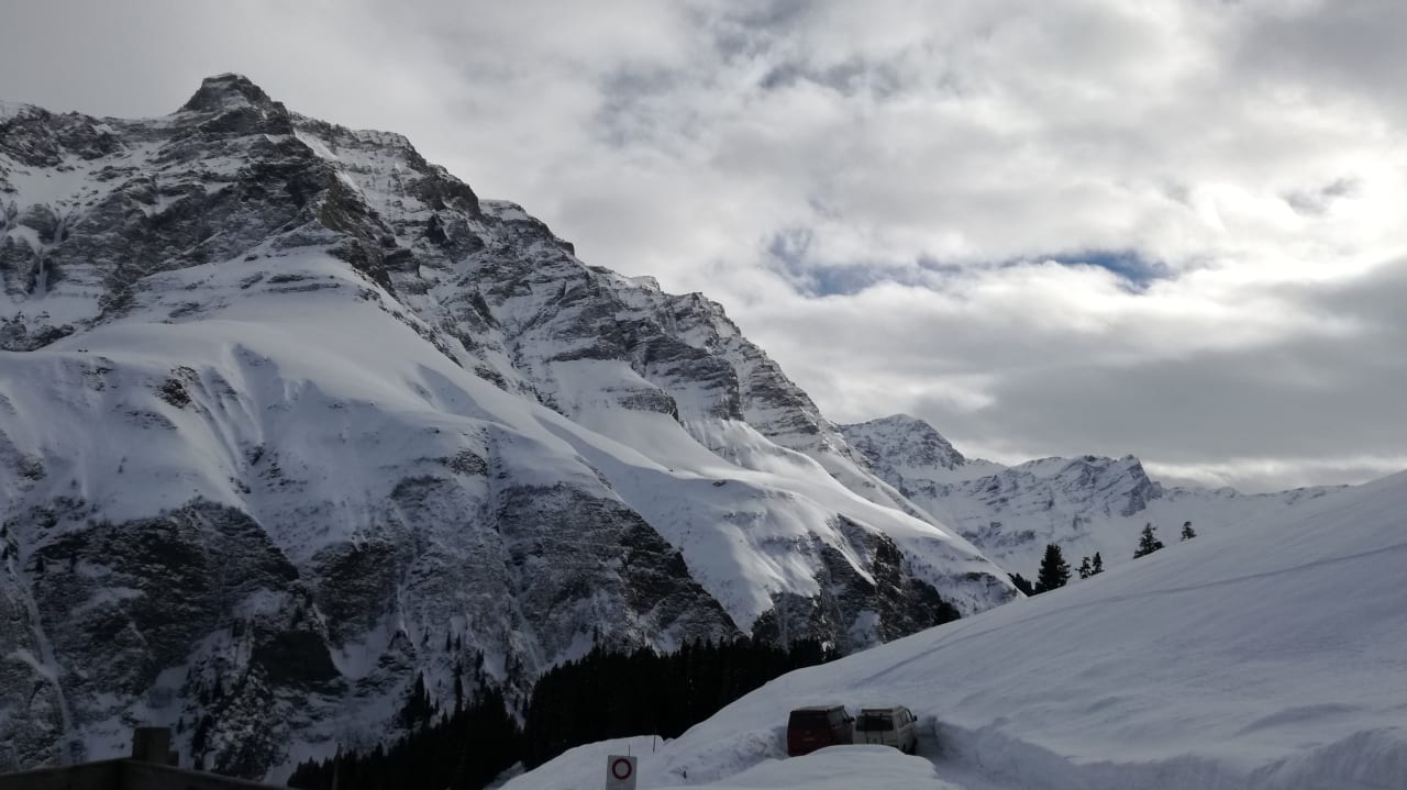 Ausblick Ferienwohnung Camaner Ställi Gander