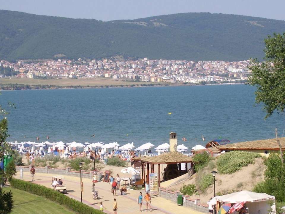 Blick vom Balkon Hotel Colosseum