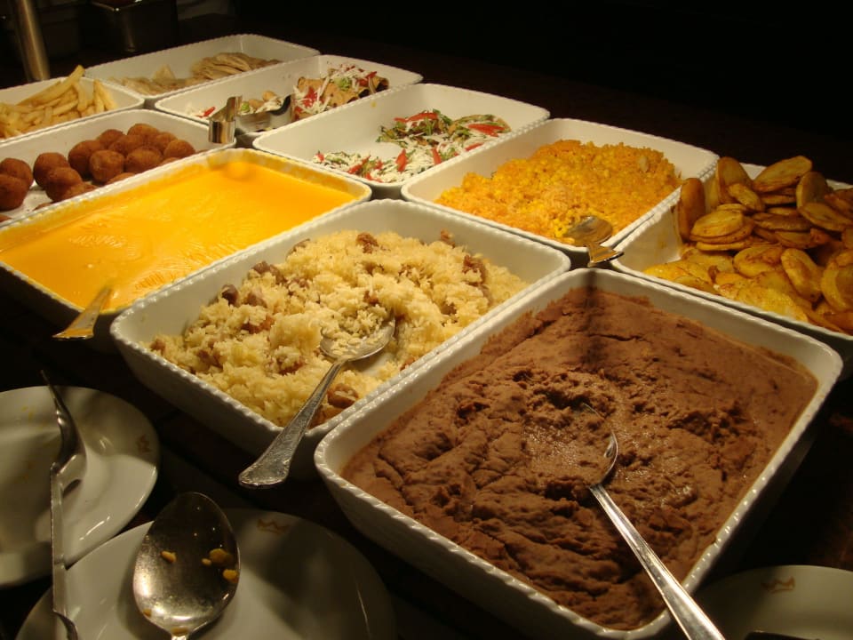 Abendessen - Beilagen u. a. Bratkartoffeln Hotel Riu Palace Riviera Maya