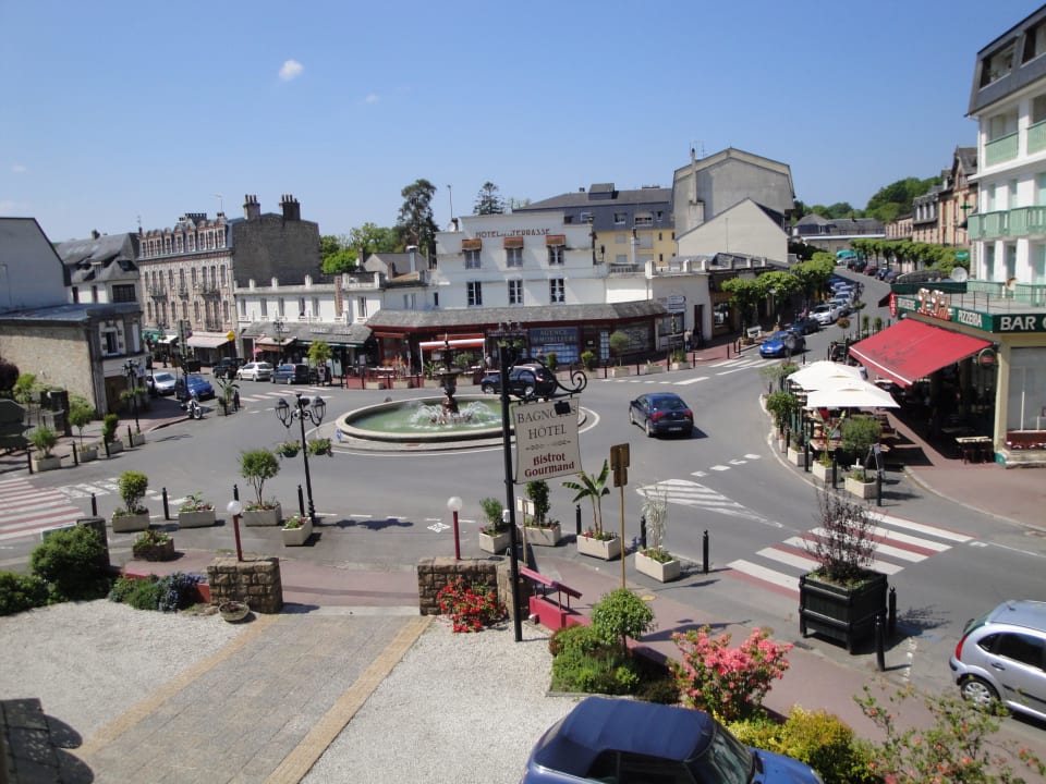 Ausblick vom Zimmer Bagnoles Hotel