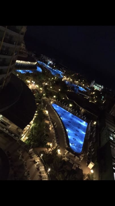 Nachts vom Balkon Hotel Delphin Imperial