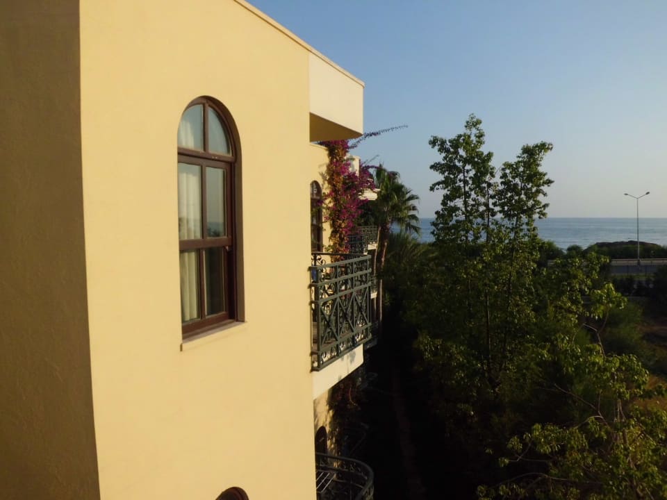 Blick vom Schlafzimmerbalkon Hotel Yetkin
