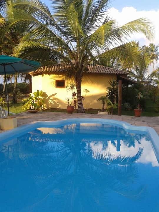 Blick auf den Pool Bahia Domizil Bungalows
