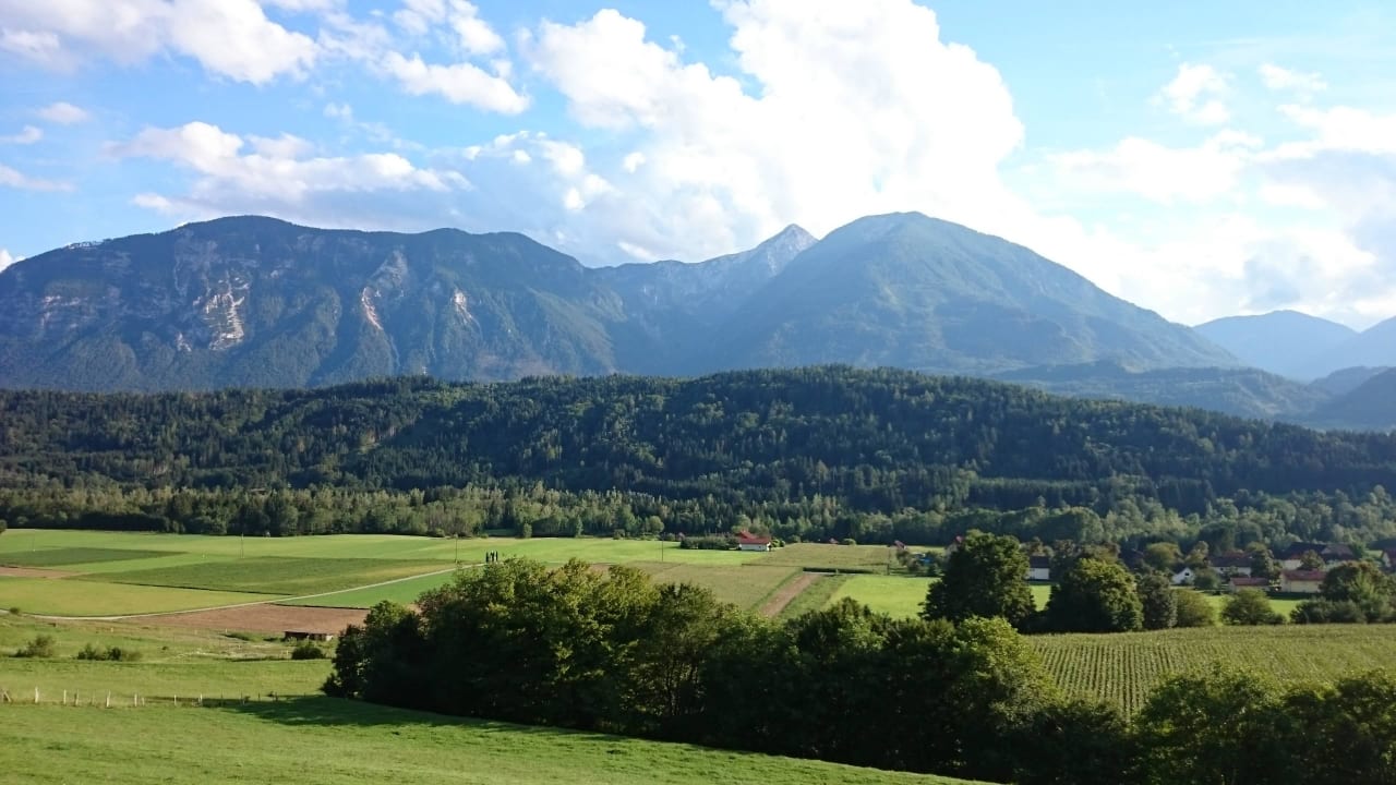 Blick vom Garten Ferienwohnungen Kaiser