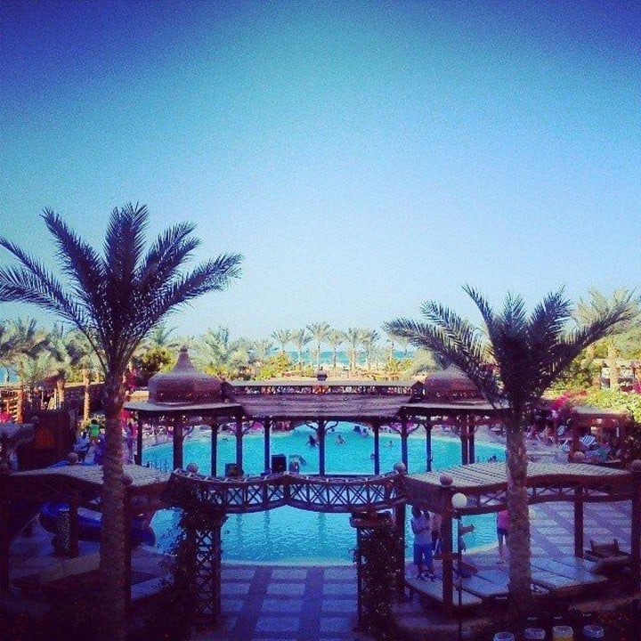 Вид из лобби бара Riviera Aqua Park Resort