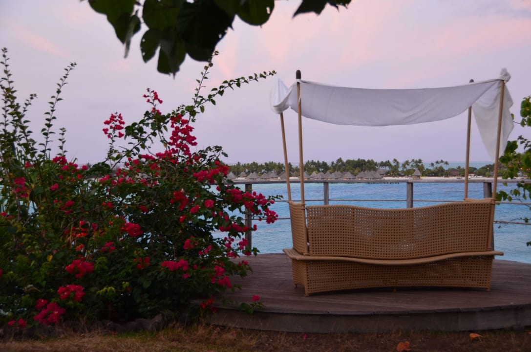 Aussichtslounge auf dem Hügel Sofitel Bora Bora Private Island