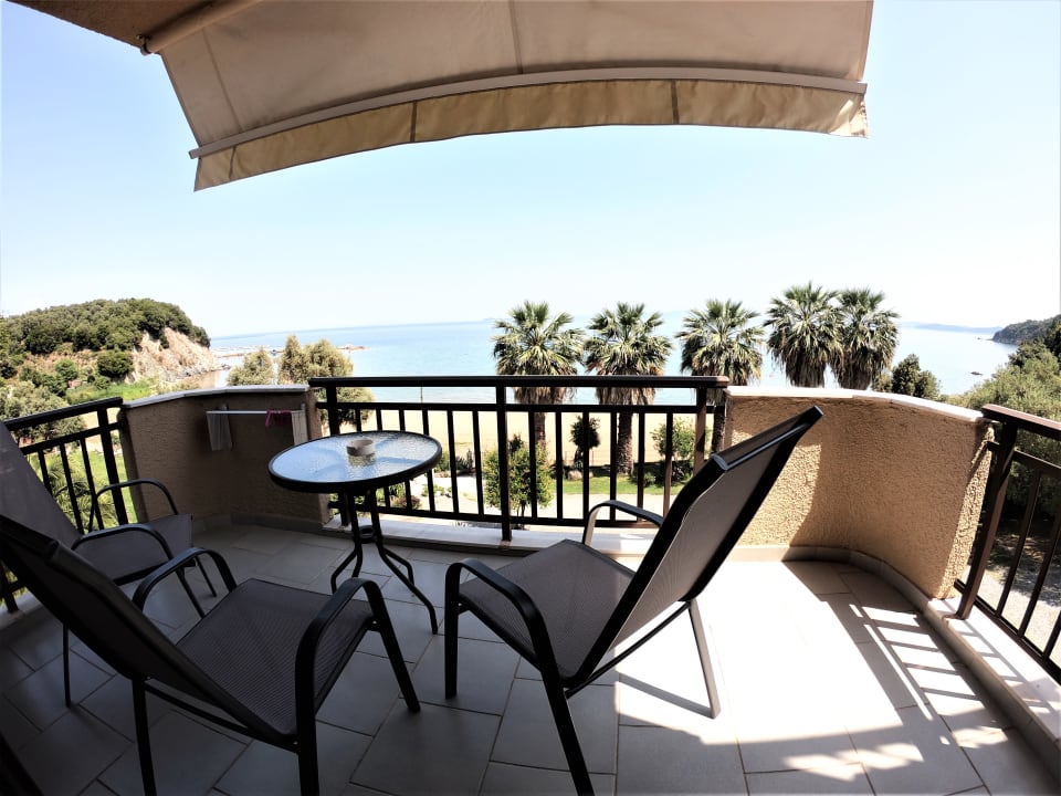 Ausblick Pension Karvounoskala