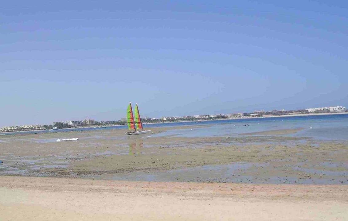 Stand bei Ebbe Cleopatra Luxury Resort Makadi Bay