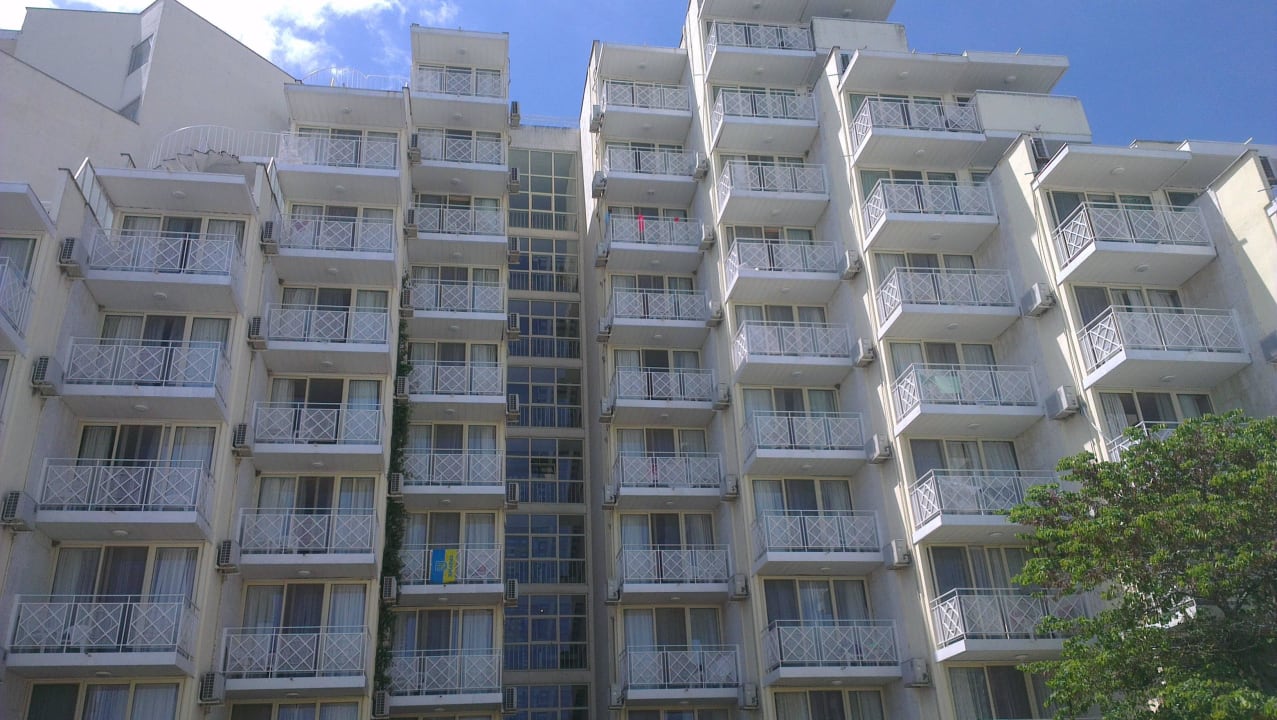 Das Hotel von der strandseite Hotel Mura