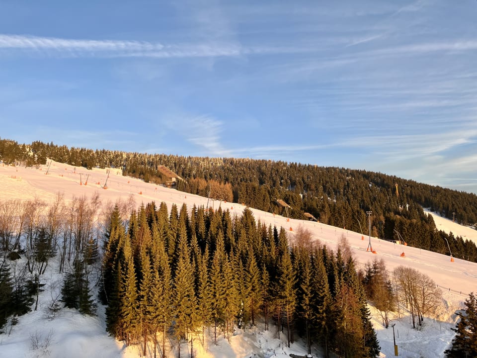 Ausblick AHORN Hotel Am Fichtelberg