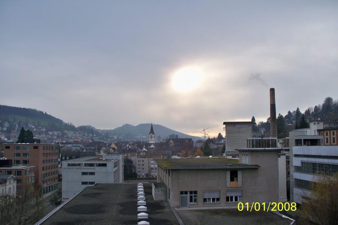 Blick aus dem Fenster Radisson Blu Hotel, St. Gallen