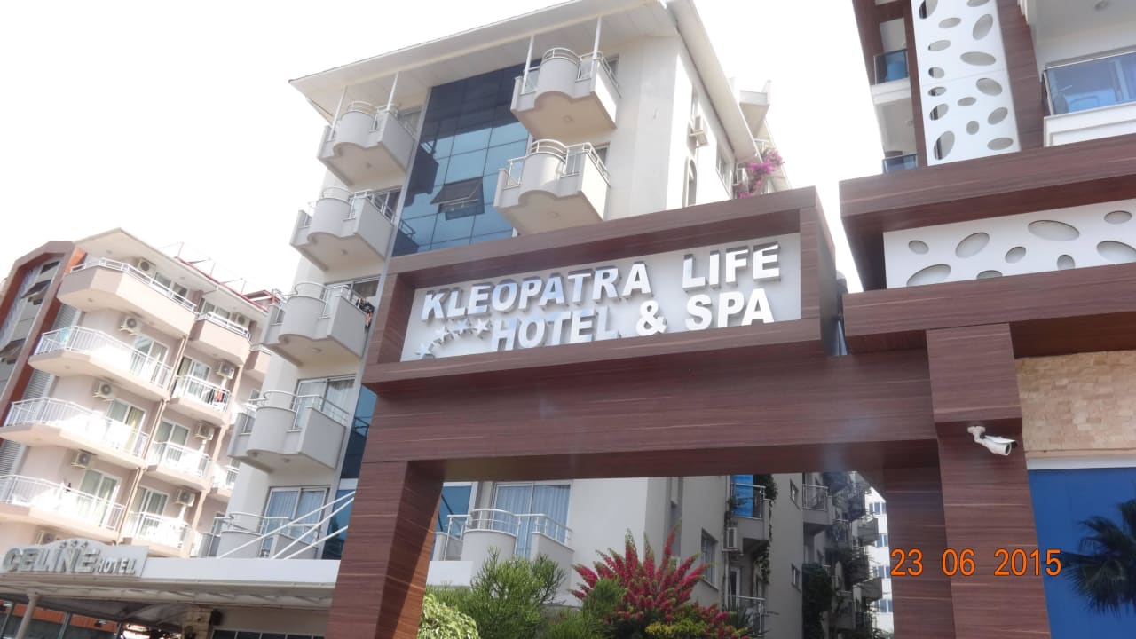 Eingang Kleopatra Life Kleopatra Life Hotel