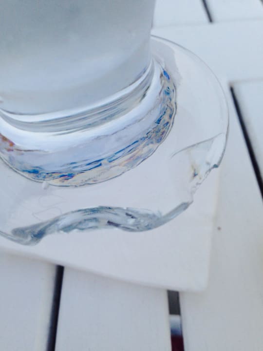 Mit solchen Gläsern wurden die Kinder geschickt Side Mare Resort & Spa