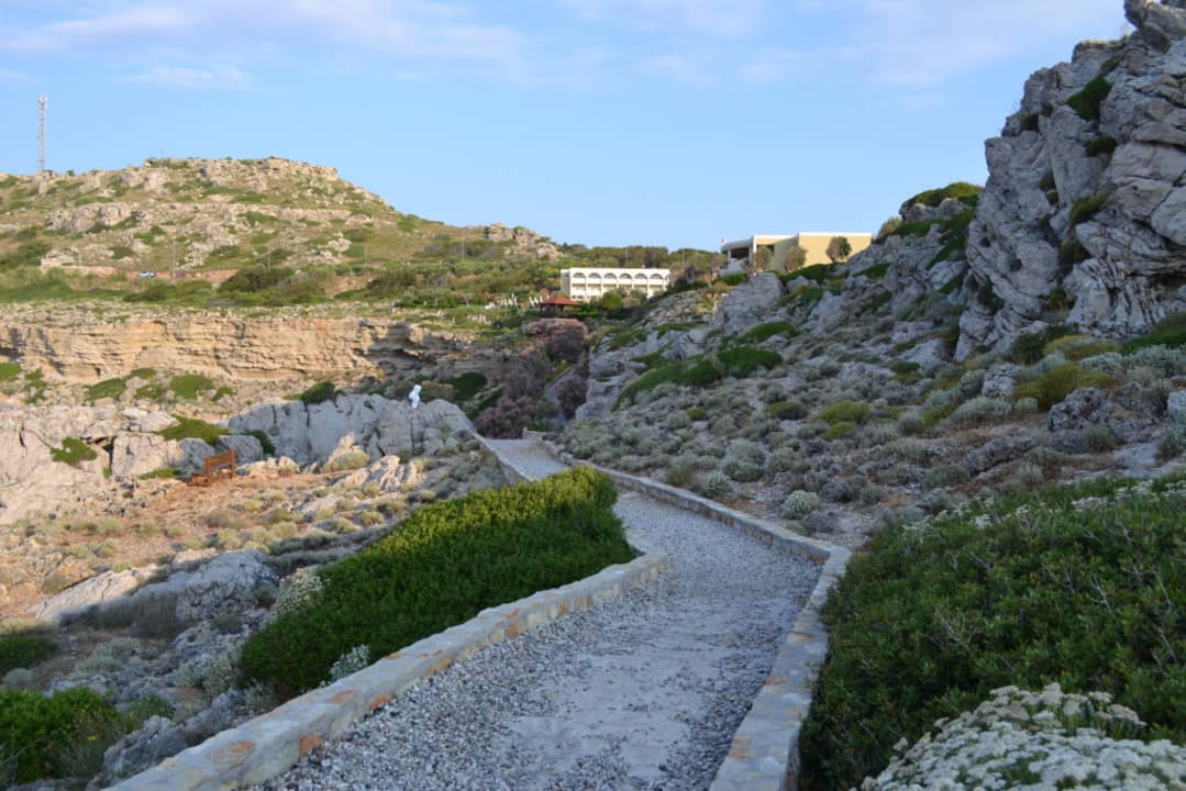 Droga na plaże Hotel Kalithea Horizon Royal