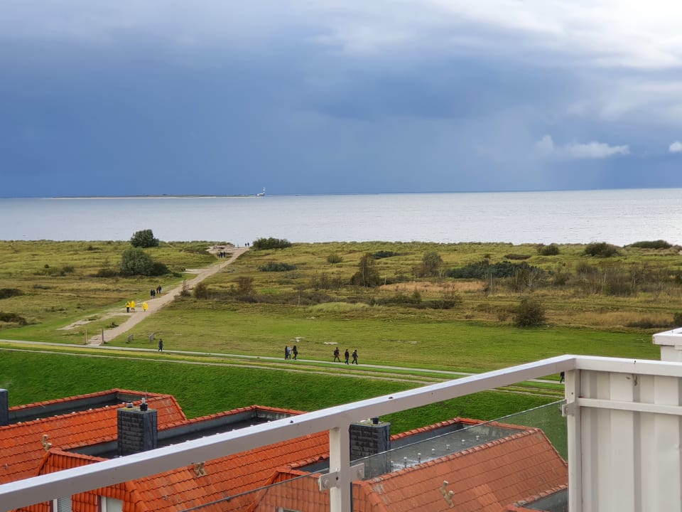 Ausblick Upstalsboom Hotel am Strand