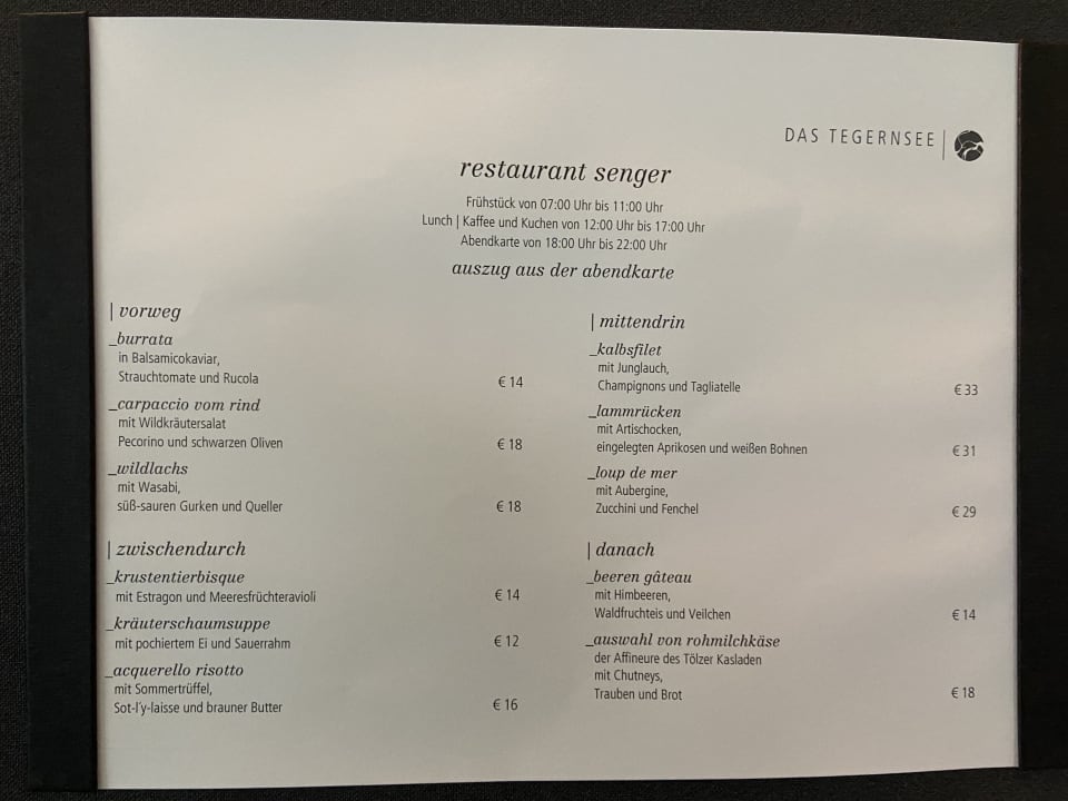 Gastro Das Tegernsee