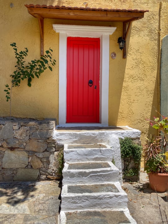 Außenansicht Arolithos Traditional Cretan Village Hotel