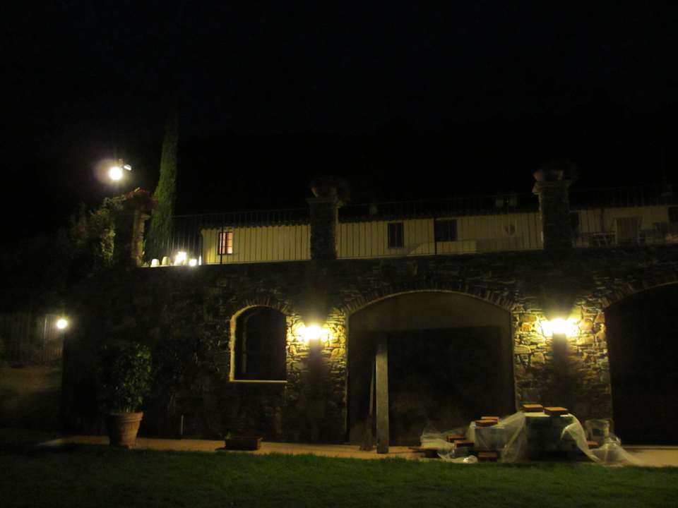 Das künftige Restaurantgebäude (?) Agriturismo Cima alla Serra