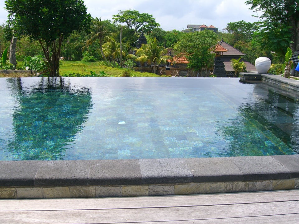 Pool-Reisfeldausblick Villa Mimpi Manis Bali Guesthouse