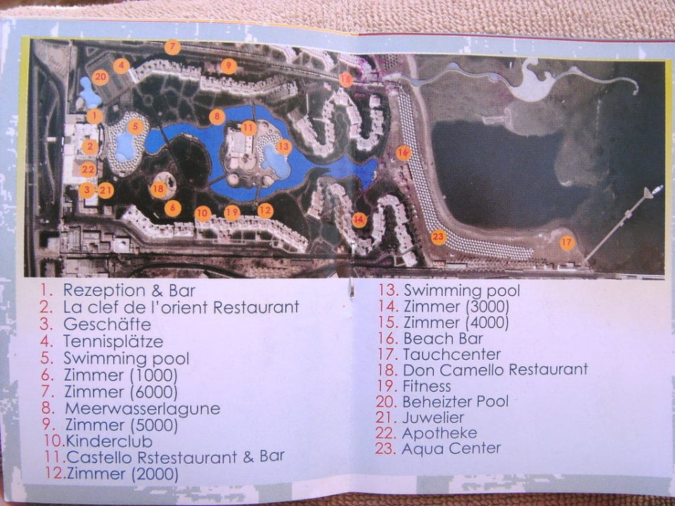 Übersicht der Hotelanlage Pickalbatros Dana Beach Resort - Hurghada