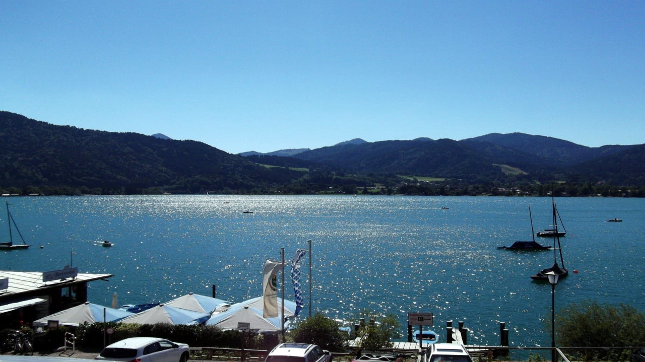 Von der Terrasse aus Hotel Fischerstüberl am See