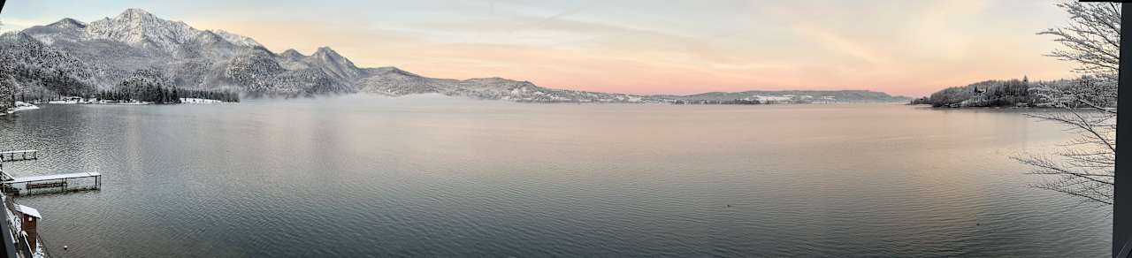 Ausblick Seehaus am Kochelsee