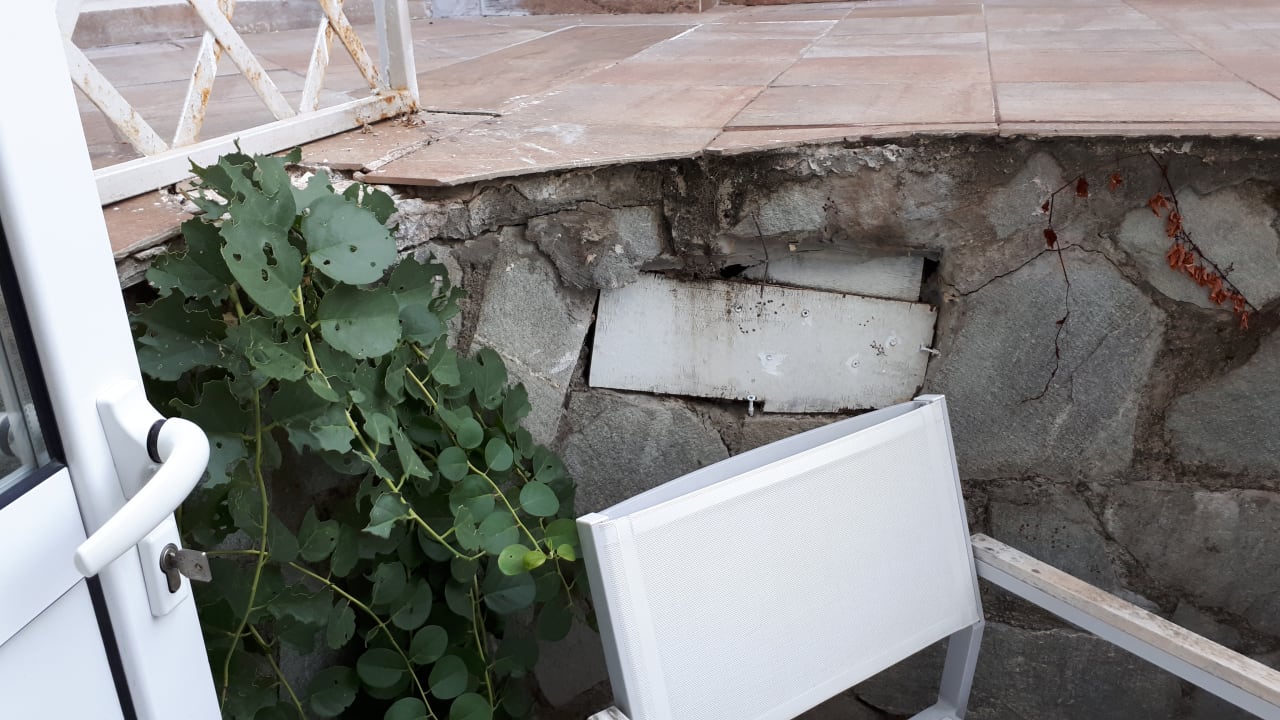 Außenansicht Pelekas Monastery (Im Umbau/Renovierung)