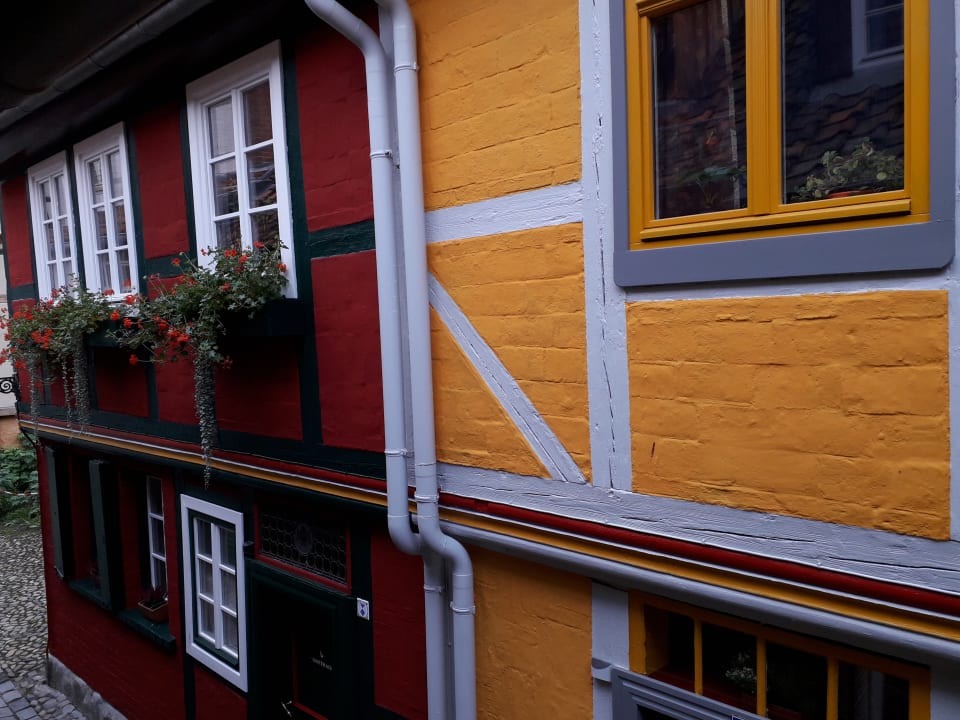 Außenansicht Fachwerkhotel Vorhof zur Hölle