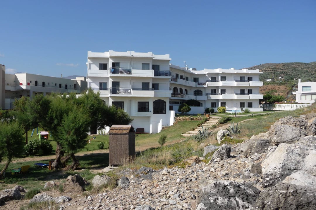 Elena vom Strand aus gesehen Elena Beach Hotel