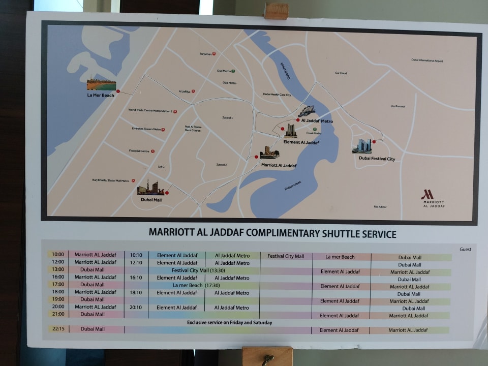 Sonstiges Marriott Hotel Al Jaddaf Dubai