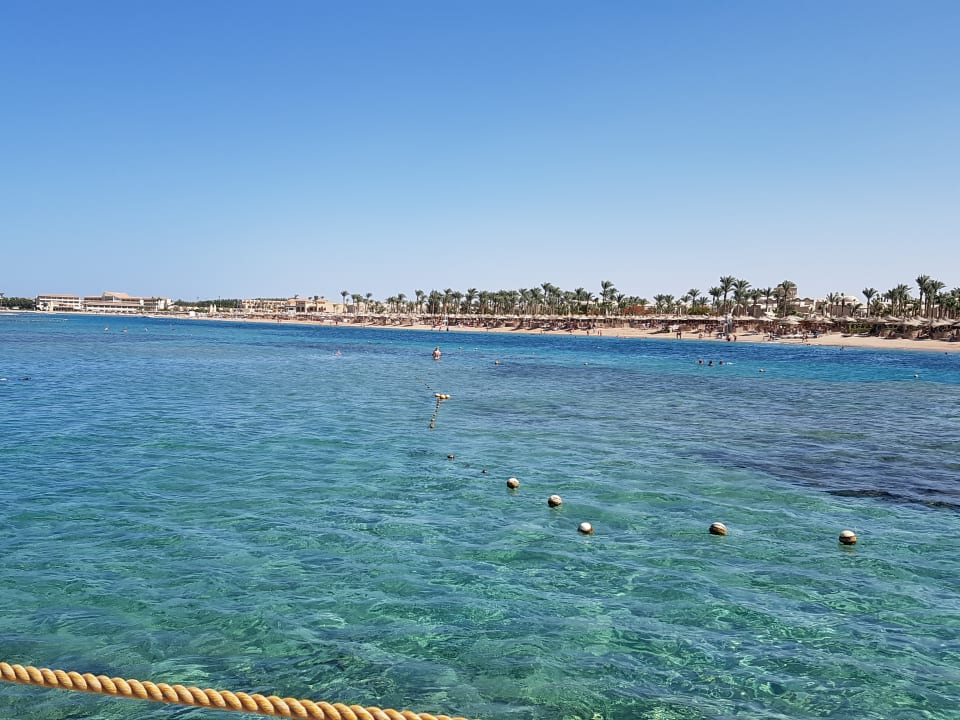 Blick vom Steg Jaz Makadi Oasis Resort