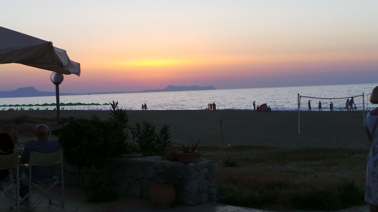 Sonnenuntergang Hotel Kathrin Beach