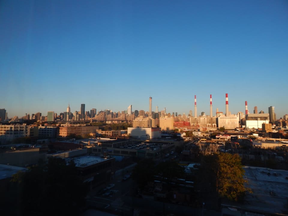 Morgendämmerung über Manhatten Ramada Hotel Long Island City