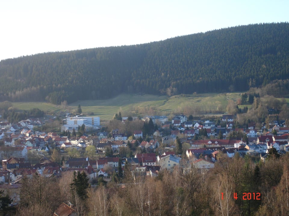 Blick nach Friedrichroda AHORN Berghotel Friedrichroda