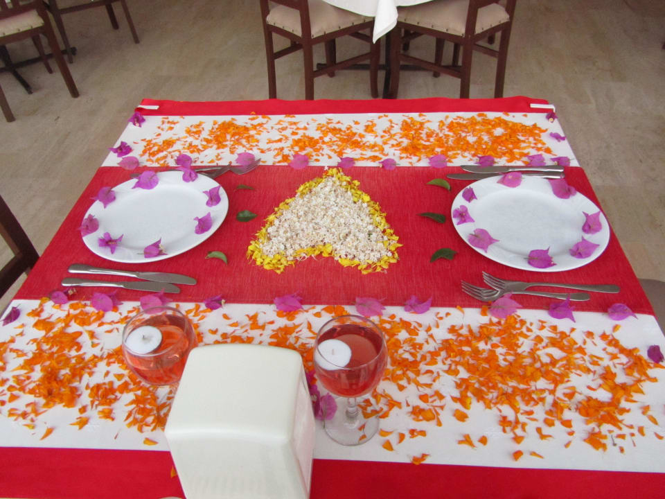 Hochzeitstisch Hotel Royal Garden Beach