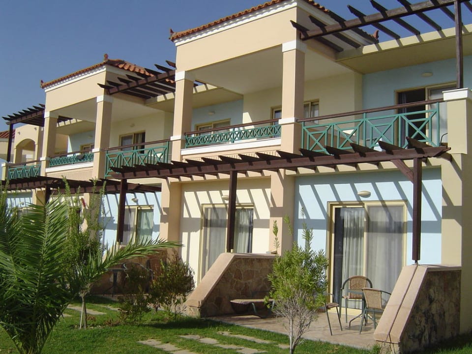 Taras naszego pokoju Lindos Princess Beach Resort & Spa