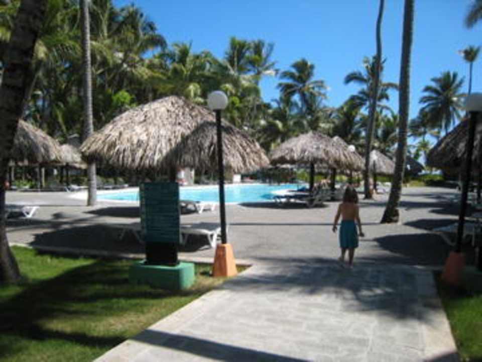 Der ruhige Pool ohne Animation Hotel Riu Palace Bavaro