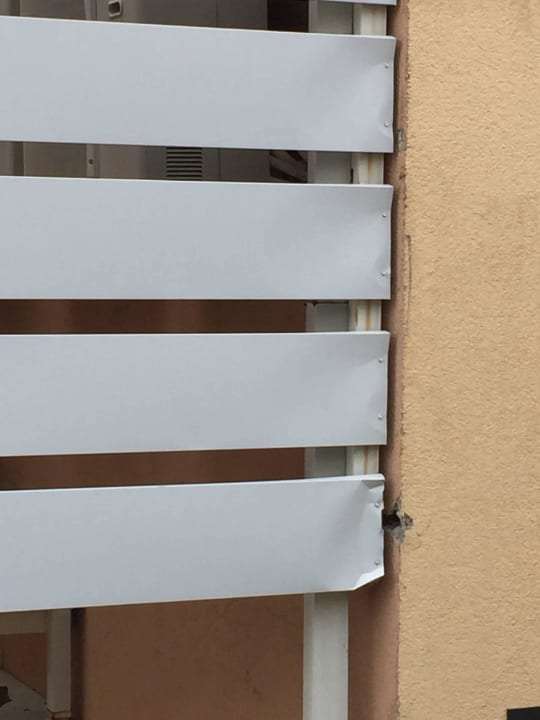 Teile der Eingangsverkleidung Wyndham Grand Novi Vinodolski Resort - The View & Family Apartments