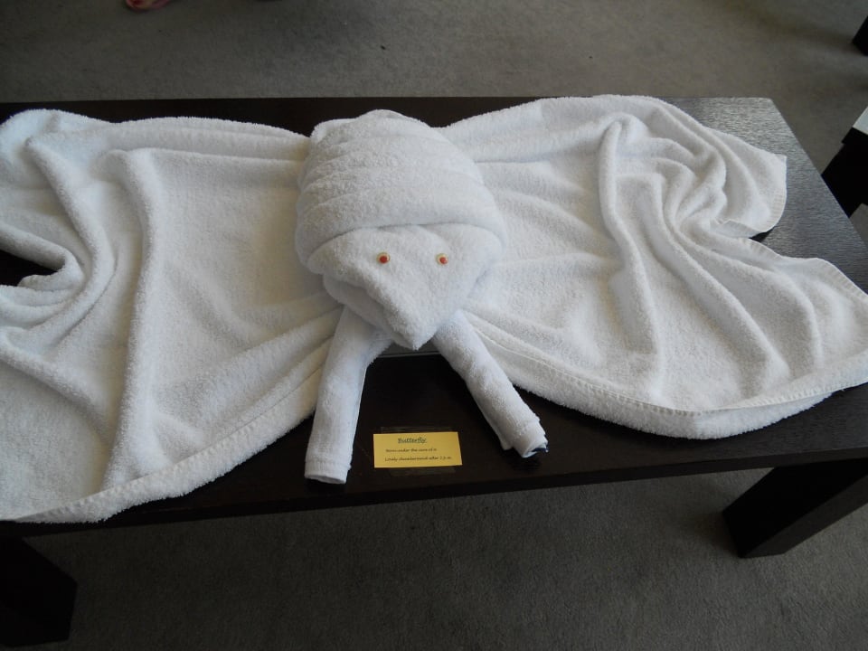 Towel Butterfly Odessos Park Hotel