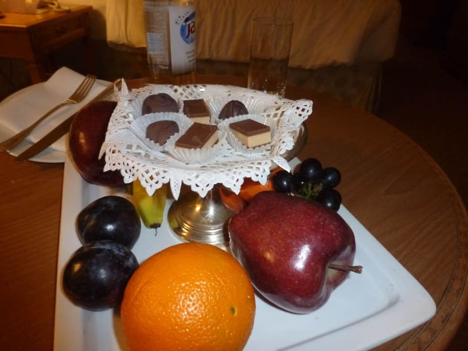 Willkommensgruss im Zimmer Hotel Sheraton Zagreb