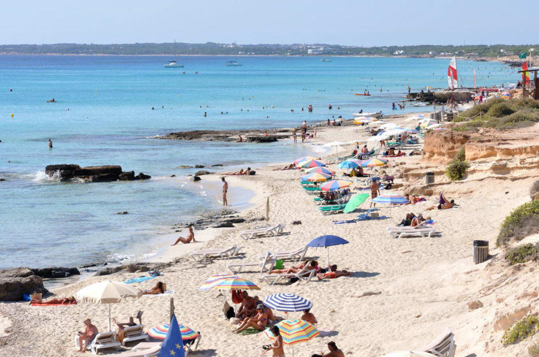 Der Strand vor dem Hotel Hotel Riu Palace La Mola