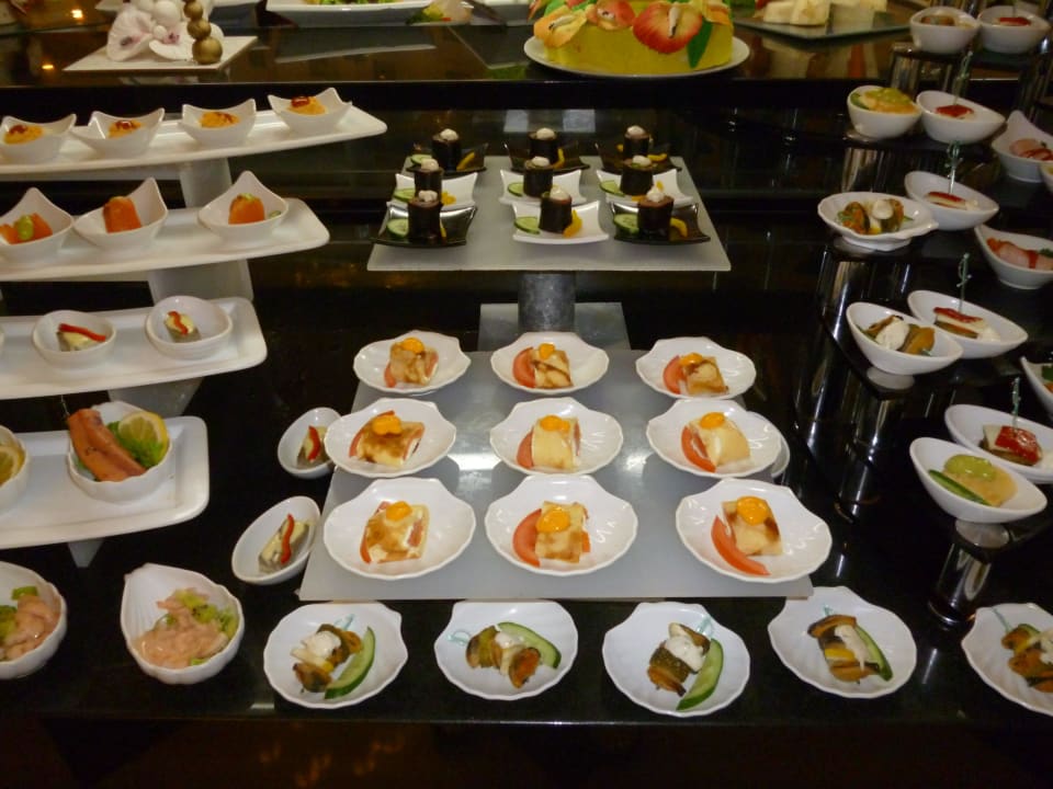 Das Buffet am Abend. Hotel Delphin Imperial